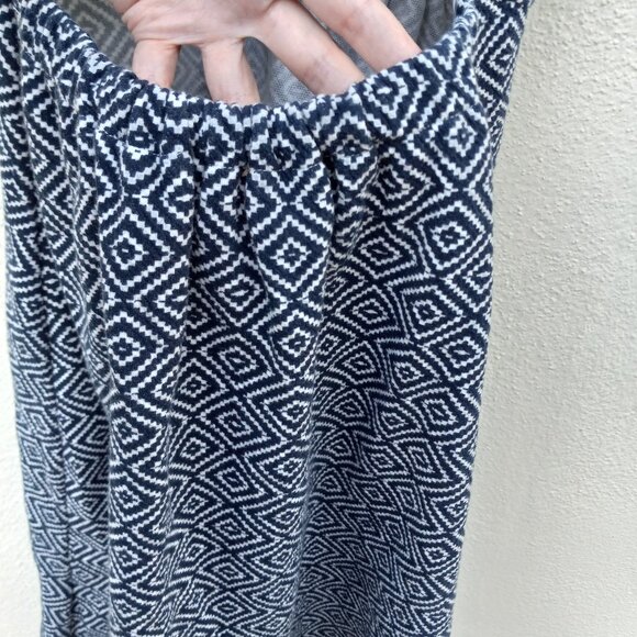 Anthro Postmark Diamond Batik/Geometric Print Back Cut Out Dress Size 8 - Picture 8 of 13